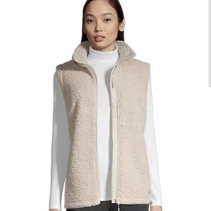 Beige Woods Sherpa Vest